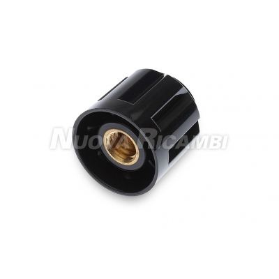(image for) Nuova Ricambi SRL 616832/N BLACK KNOB w/ CAP 2mm PITCH LM - Click Image to Close
