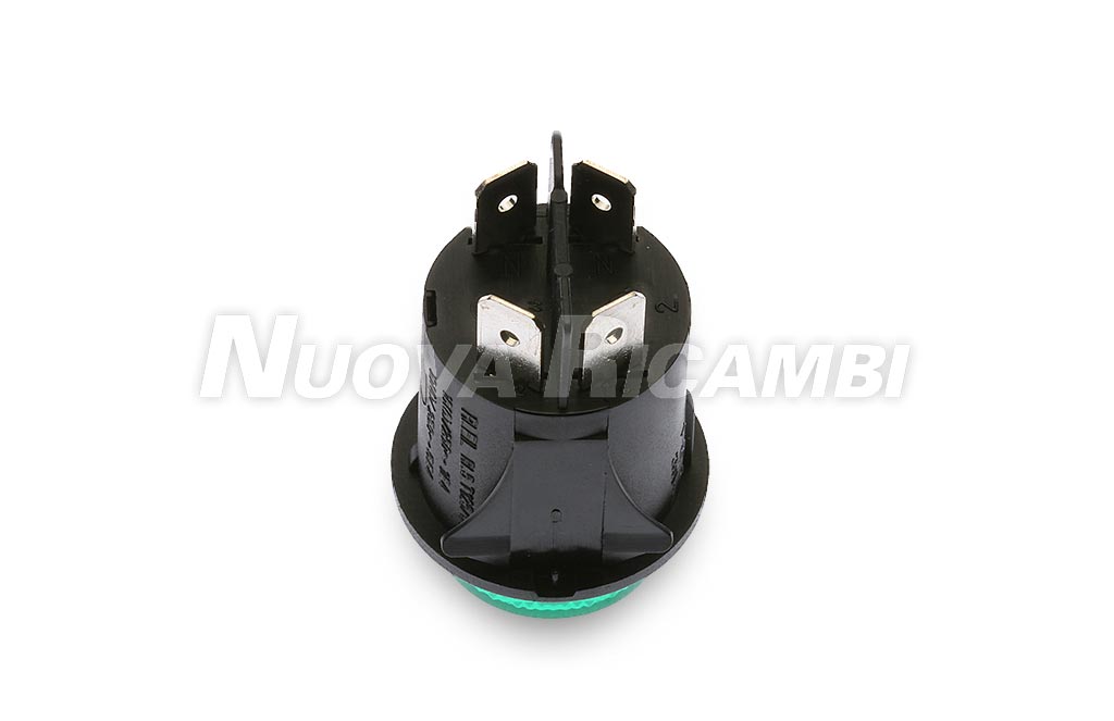 (image for) Nuova Ricambi SRL 618010 2 POLE RED LUMINOUS SWITCH - Click Image to Close