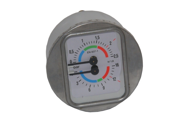 (image for) Nuova Ricambi SRL 632075 DOUBLE MANOMETER (SHORT FITTING) (Repla - Click Image to Close