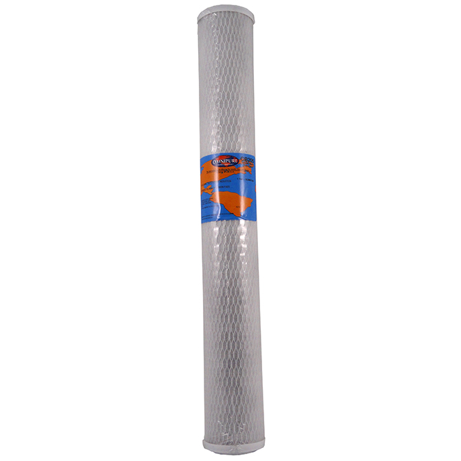 (image for) Omnipure CB205 Carbon Block Cartridge 20" 5 Micron - Click Image to Close