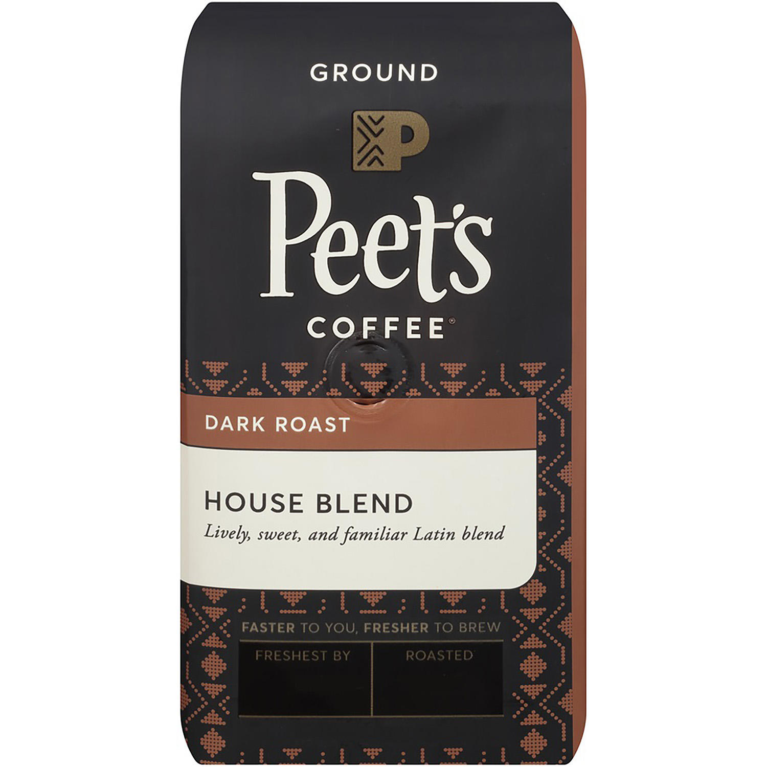 (image for) Peet's Coffee Ground Coffee House Blend (32 oz.) - Click Image to Close