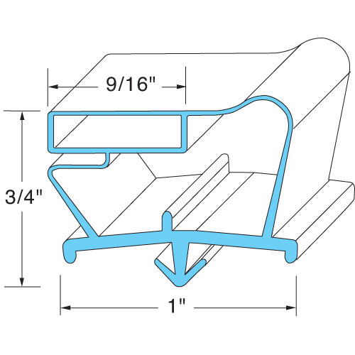 (image for) Perlick 66237-4 DOOR GASKET - Click Image to Close