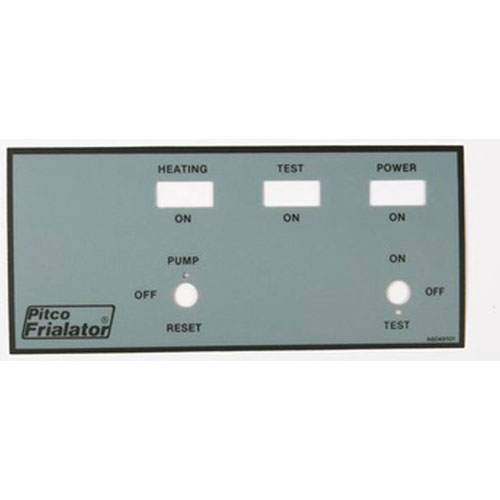 (image for) Pitco A6049101 OVRLY FR PNL RH LABEL E147UFM