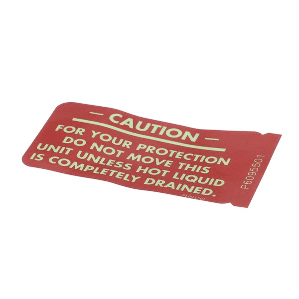 (image for) Pitco P6095501 CAUTION STICKER