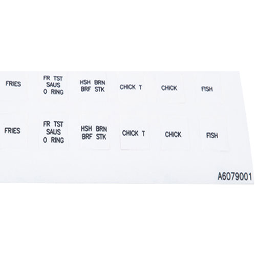 (image for) Pitco PTA6079001 LBL, DECAL OVERLY CMPTR B.K.
