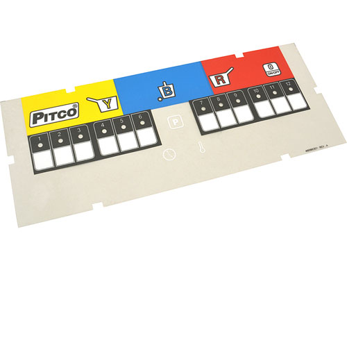 (image for) Pitco PTA6096301 LBL, OVRLY 3 ZN FRIES