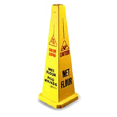 (image for) Rubbermaid 23879 CONE "WET FLOOR" 36" YELLOW - Click Image to Close