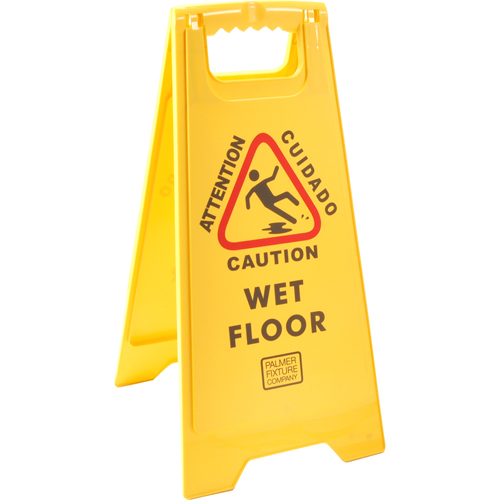 (image for) Rubbermaid 6109 SIGN,FLOOR , CAUTION,A-FRAME - Click Image to Close