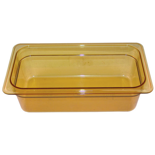 (image for) Rubbermaid FG217P00AMBR HOT PAN 1/3 X 4-150 AMBER