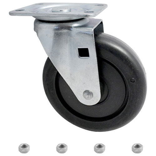 (image for) Rubbermaid FG4614L30000 5in Swivel Caster - Click Image to Close