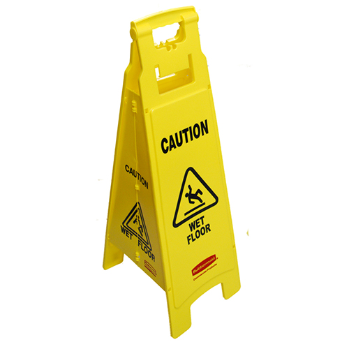 (image for) Rubbermaid FG611477YEL WET FLOOR SIGN SANDWICH - Click Image to Close