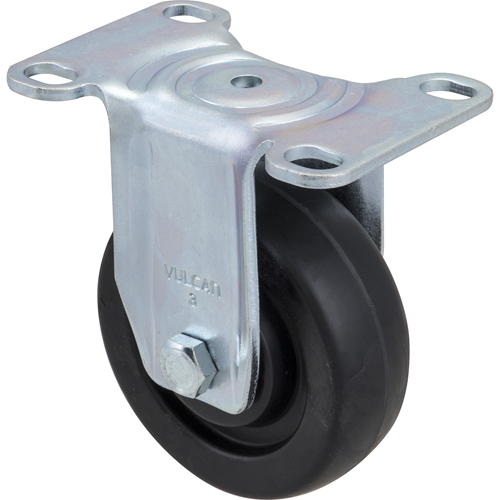 (image for) Rubbermaid RBMD3600L5 CASTER,PLATE (3"OD,RIGID,GRAY)