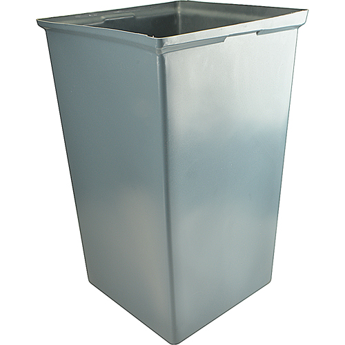 (image for) Rubbermaid RBMDFG356700GRAY TRASH LINER, RIGID, GREY , 35G, TRASH STATION - Click Image to Close