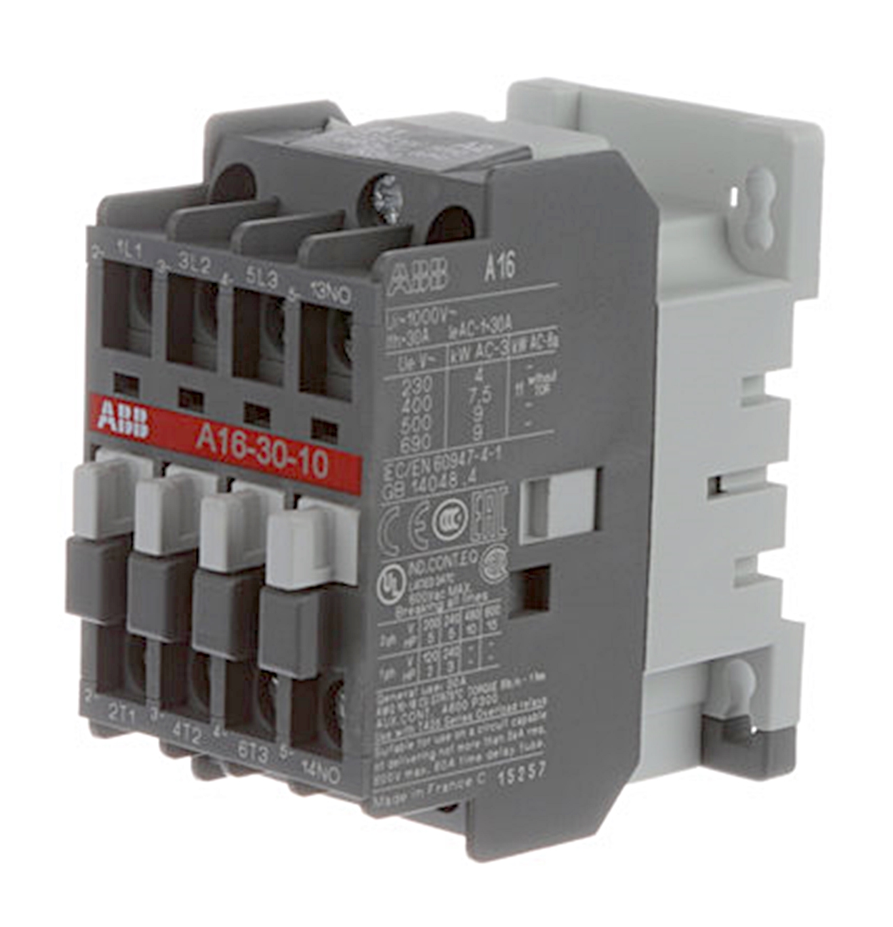 (image for) Saniserv 70125-01 CONTACTOR, 3 POLE 230 V, AUX CONTACT - Click Image to Close