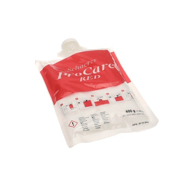 (image for) Schaerer 3370101045 CLEANING BAG PROCARE RED 600G