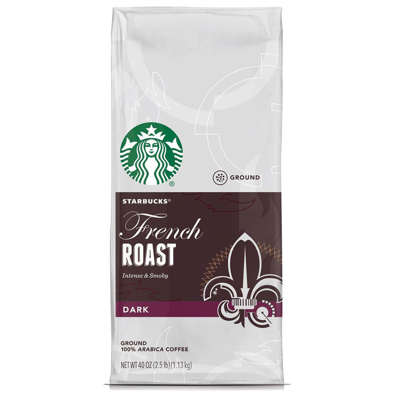 (image for) Starbucks Dark French Roast Ground Coffee (40 oz.) - Click Image to Close