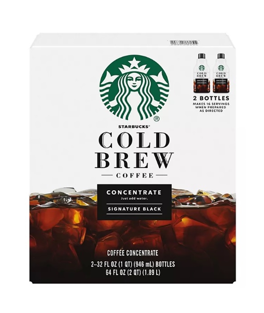 (image for) Starbucks Cold Brew Signature Black Medium Roast Coffee - Click Image to Close