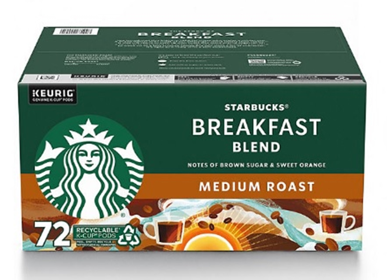 (image for) Starbucks Dark Roast K-Cup Coffee Pods, Single-Origin Sumatra, 72 ct.