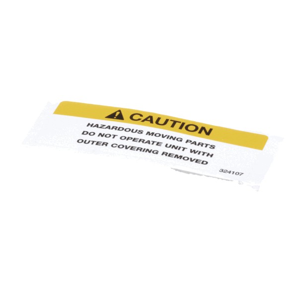 (image for) Stoelting 324107 DECAL CAUTION MOVING PARTS