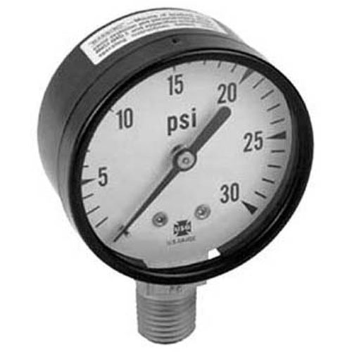 (image for) Toastmaster A12414 GAUGE, PRESSURE (0-60 PSI, 1/4"NPT) - Click Image to Close