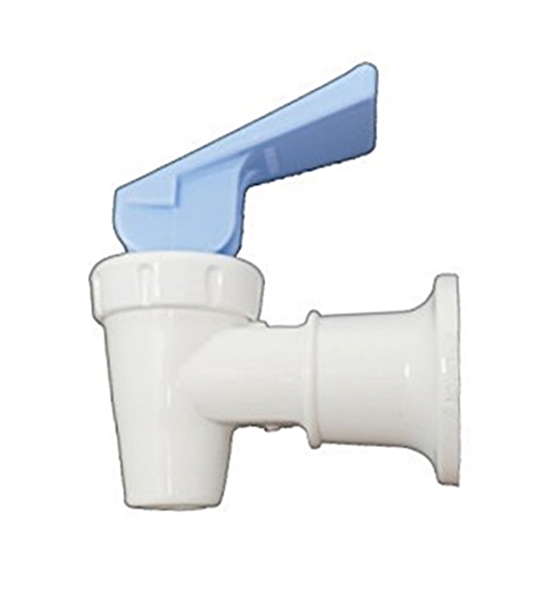 (image for) Tomlinson 1008780 HFS Complete Faucet White Body Blue Handle - Click Image to Close