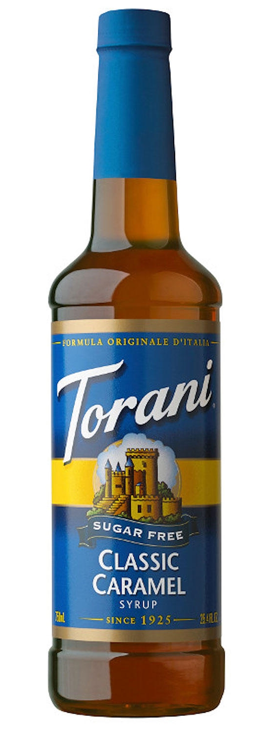 (image for) Torani Sugar-Free Classic Caramel Syrup (750 mL) - Click Image to Close