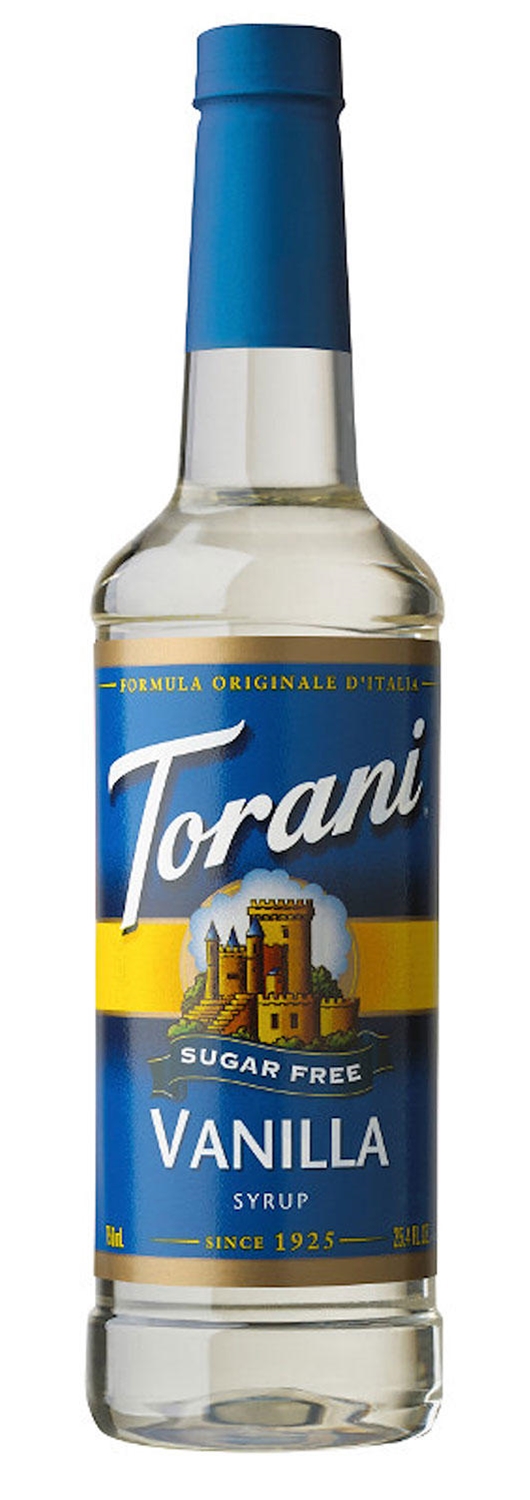 (image for) Torani Sugar-Free Vanilla Syrup (750 mL) - Click Image to Close
