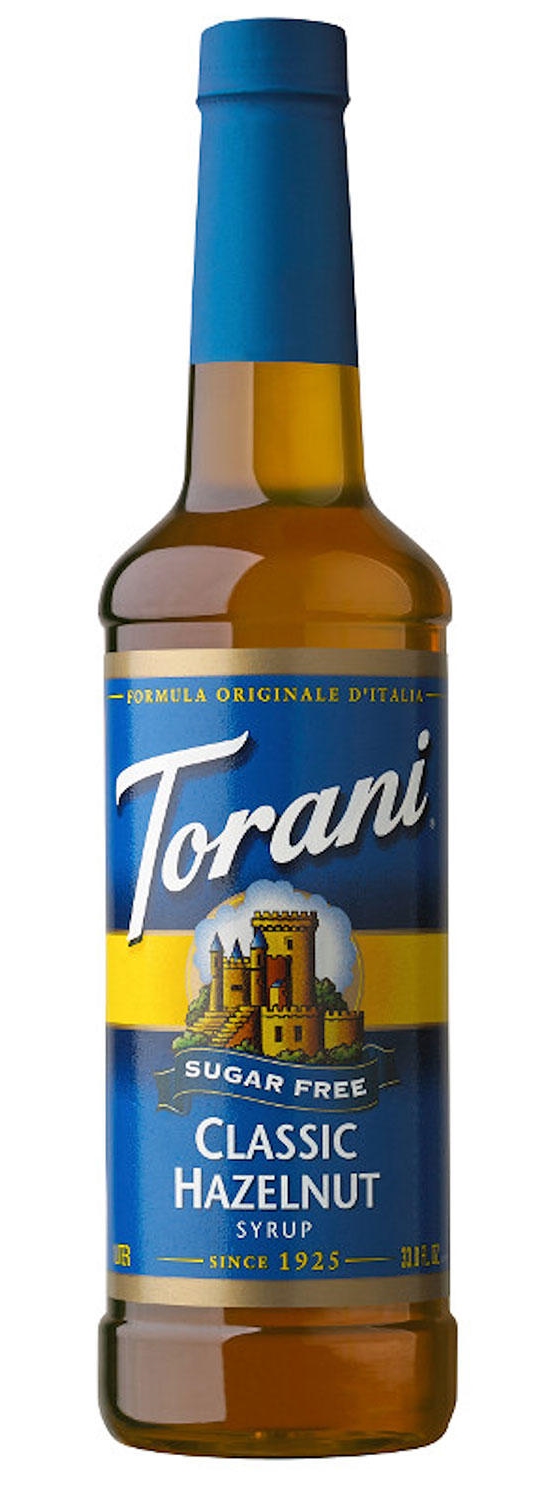 (image for) Torani Sugar-Free Classic Hazelnut Syrup (750 mL) - Click Image to Close