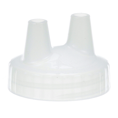(image for) Traex 2200-13 KETCHUP LID - DOUBLE TIP, CLEAR