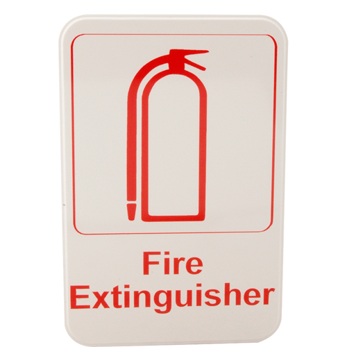 (image for) Traex 5618 SIGN,FIRE EXTINGUISHER , 6X9"