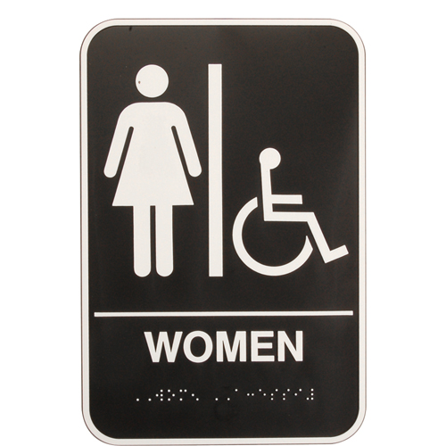 (image for) Traex 5630 SIGN WOMEN 6X9 BRAILE - Click Image to Close