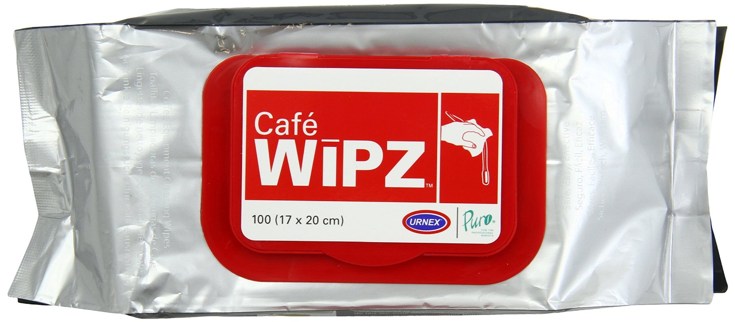 (image for) Urnex WIPZ Coffee Equipment Cleaning Wipes 12 x 100 - Click Image to Close