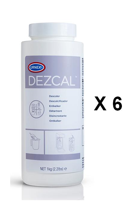(image for) Urnex DEZ22 Dezcal Activated Scale Remover Powder 6/2.2 Lb Jars - Click Image to Close