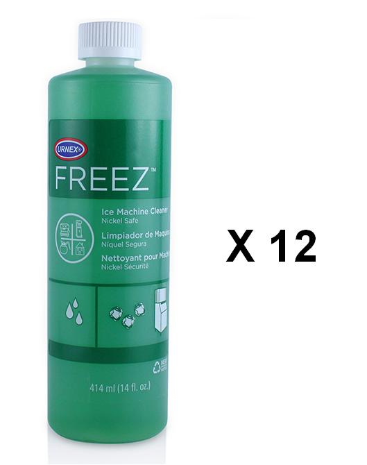 (image for) Urnex FRZ FREEZ Ice Machine Cleaner 12 x 14 fl. Oz. Bottles - Click Image to Close
