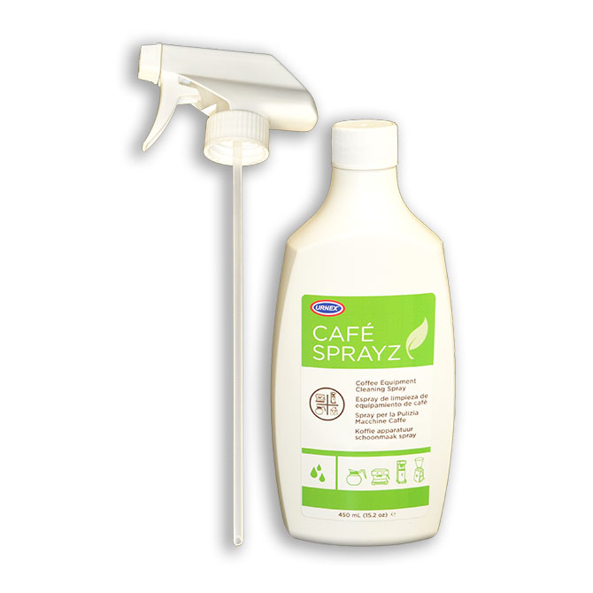 (image for) Urnex SPRAYZ Equipment Cleaning Spray One Bottle 15.2 oz - Click Image to Close