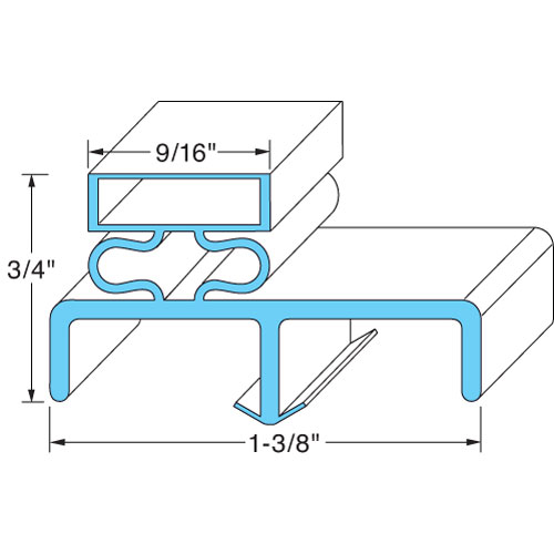 (image for) Victory 50356401 GASKET DOOR RCH-IN 25 X 62.18 - Click Image to Close