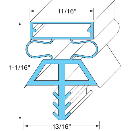 (image for) Vollrath 22525-1075 DOOR GASKET 36 1/4" X 78"