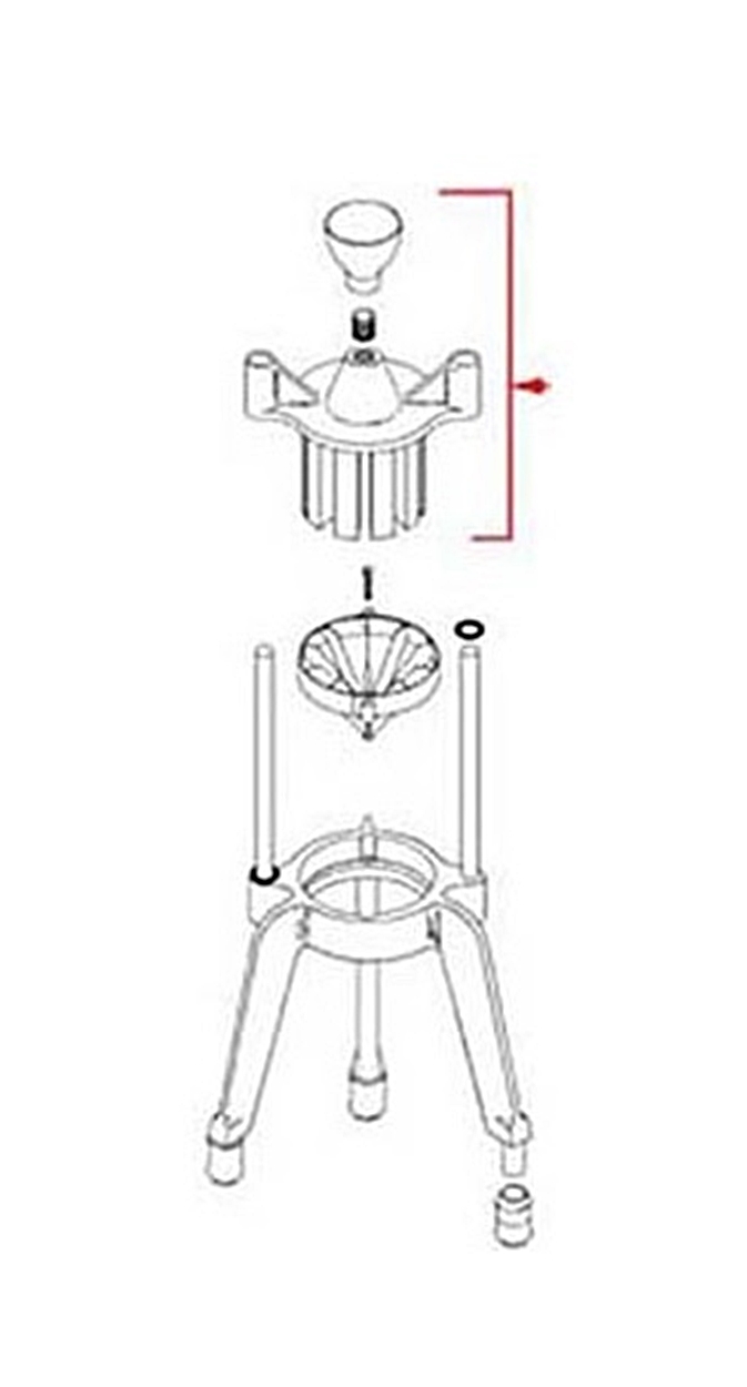 (image for) Vollrath 2322 HEAD (6 SECTION, W/KNOB) 