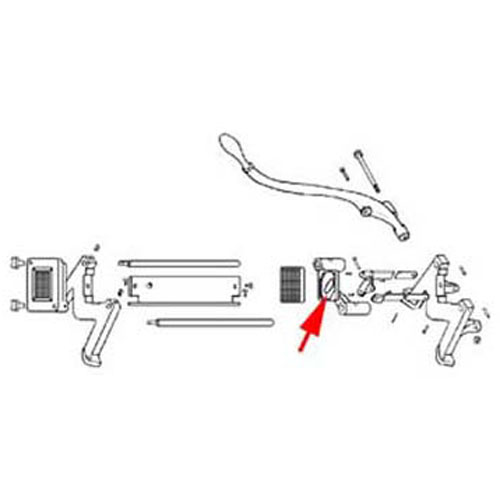 (image for) Vollrath 456 ARM, PUSHER HEAD (RIGHT) 