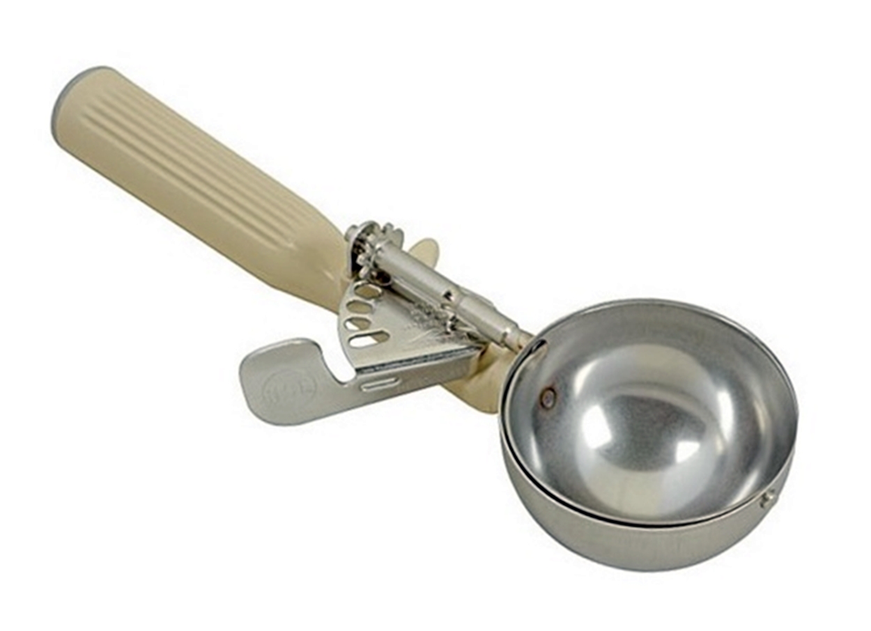 (image for) Vollrath 47141 Disher #10 Ivory Hndl 3 1/4 oz HD - Click Image to Close