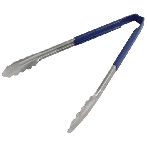 (image for) Vollrath 4781230 Tong Blue/SS 12 in Scallop Grip