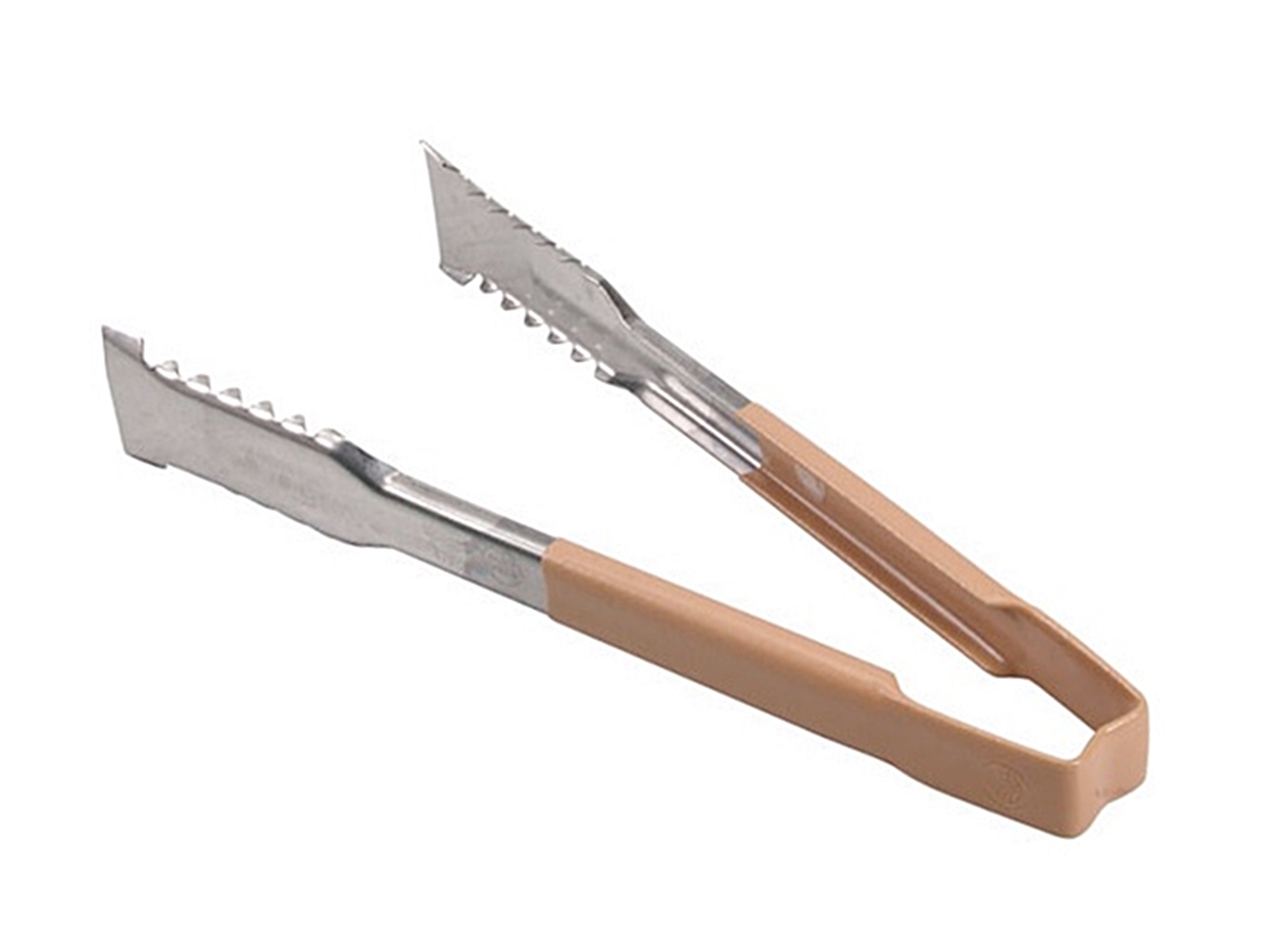 (image for) Vollrath 4790960 TONGS,VERSAGRIP , 9.5",TAN HDL