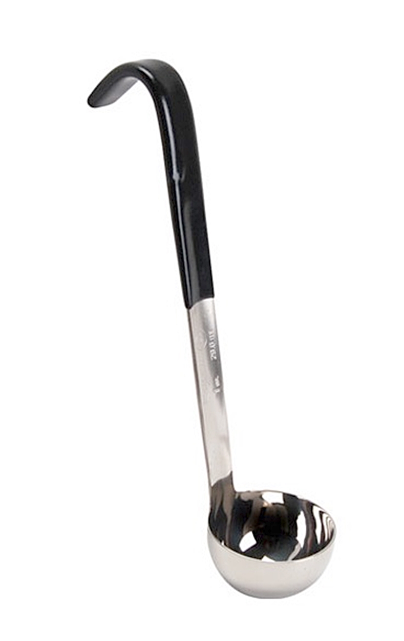 (image for) Vollrath 4970120 LADLE , 1 OZ,S/S,BLACK,6"HDL