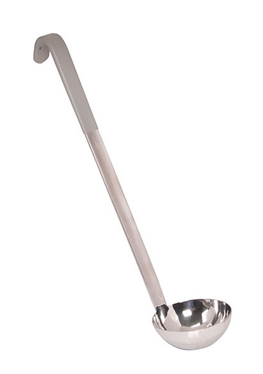 (image for) Vollrath 4980445 LADLE , 4 OZ,S/S,GRAY,13"HDL