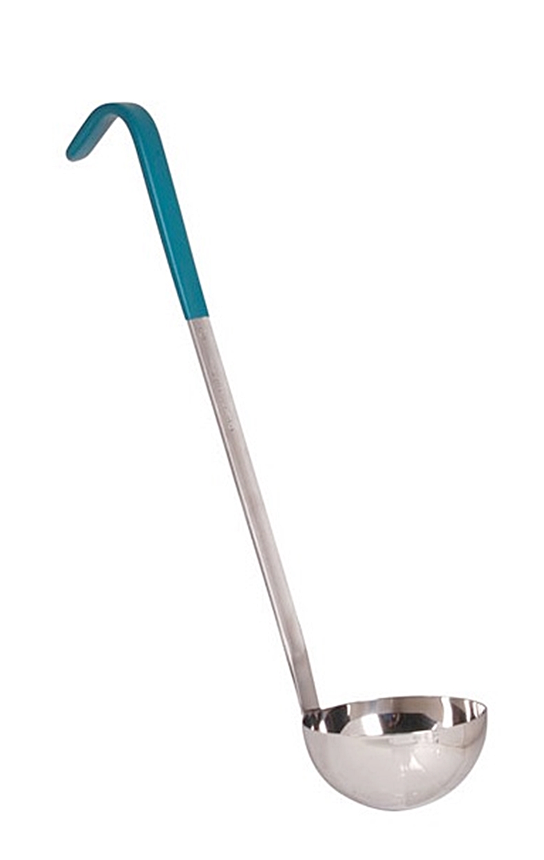 (image for) Vollrath 4980655 LADLE , 6 OZ,S/S,TEAL,13"HDL