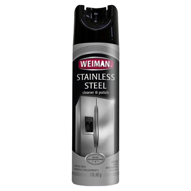 (image for) Weiman WG49-1 Stainless Steel Cleaner and Polish 17 oz. Aerosol - Click Image to Close